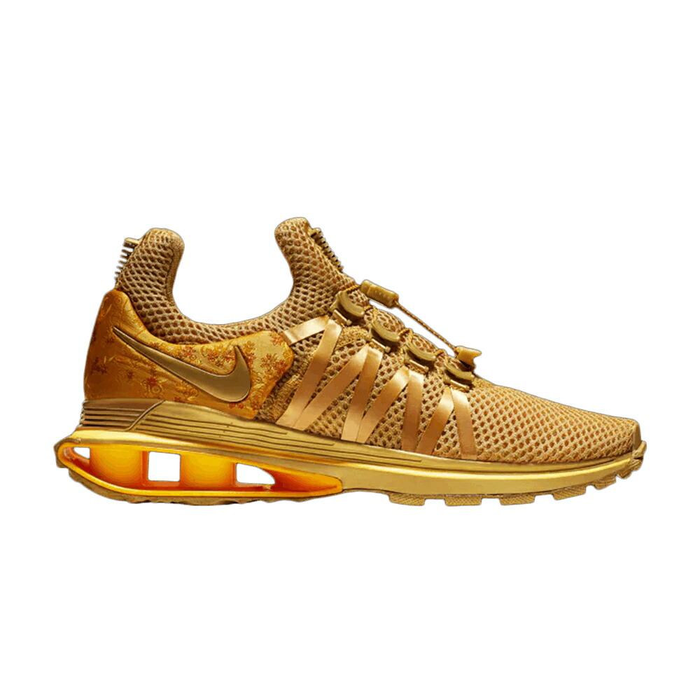 ナイキ ショックス ゴールド \u0027METALLIC GOLD\u0027 スニーカー レディース NIKE WMNS SHOX GRAVITY / METALLIC GOLD METALLIC GOLD