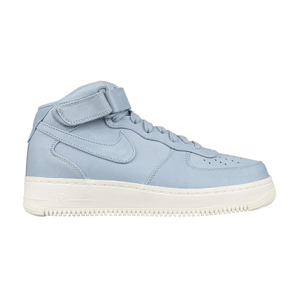 ナイキ ミッド 青み 青色 薄墨色 薄墨色 空軍 \u0027BLUE GREY\u0027 スニーカー メンズ NIKE AIR FORCE 1 MID / BLUE GREY BLUE GREY SAIL