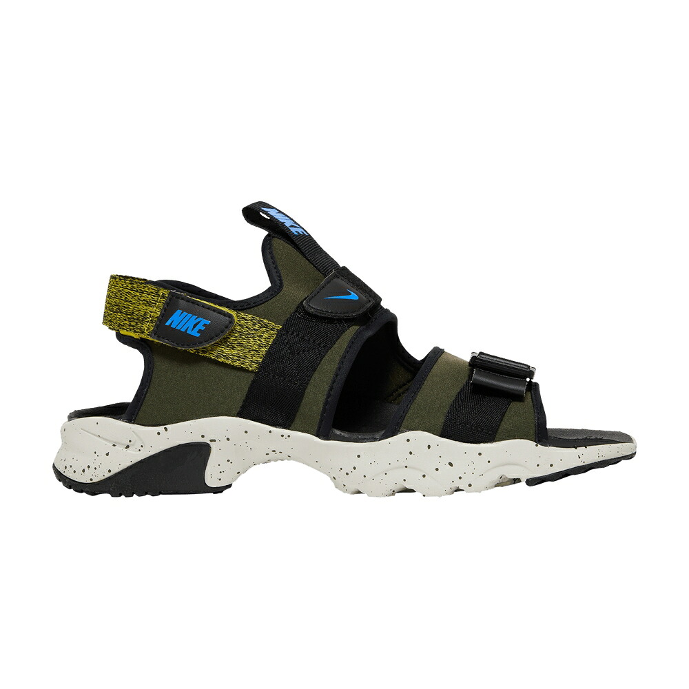 ナイキ 積貨委託貨物 カーキ 黒いこと 黒いこと \u0027CARGO KHAKI\u0027 スニーカー メンズ NIKE CANYON SANDAL / CARGO KHAKI BRIGHT CITRON BLACK
