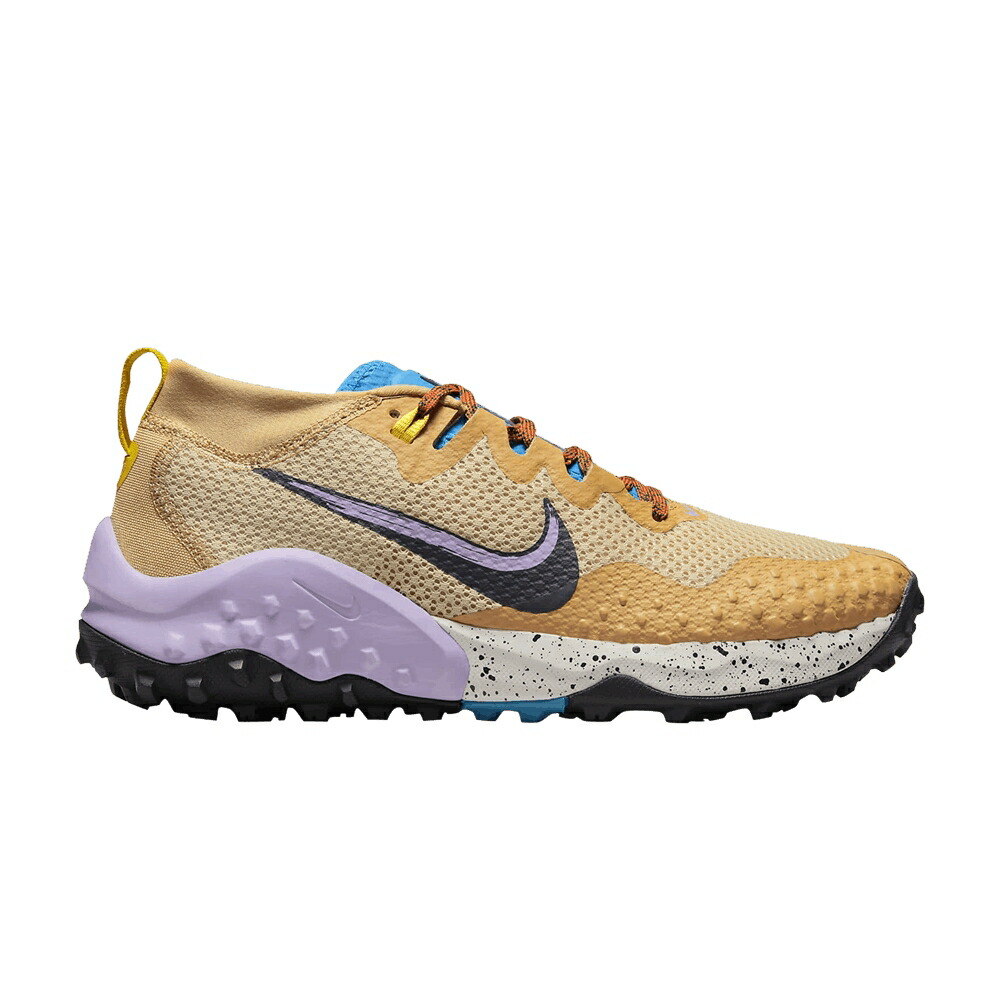 ナイキ レーザ ウィート 橙 オレンジ色 青み 青色 \u0027WHEAT BLUE\u0027 スニーカー レディース NIKE WMNS WILDHORSE 7 LASER / WHEAT CAMPFIRE ORANGE LASER BLUE
