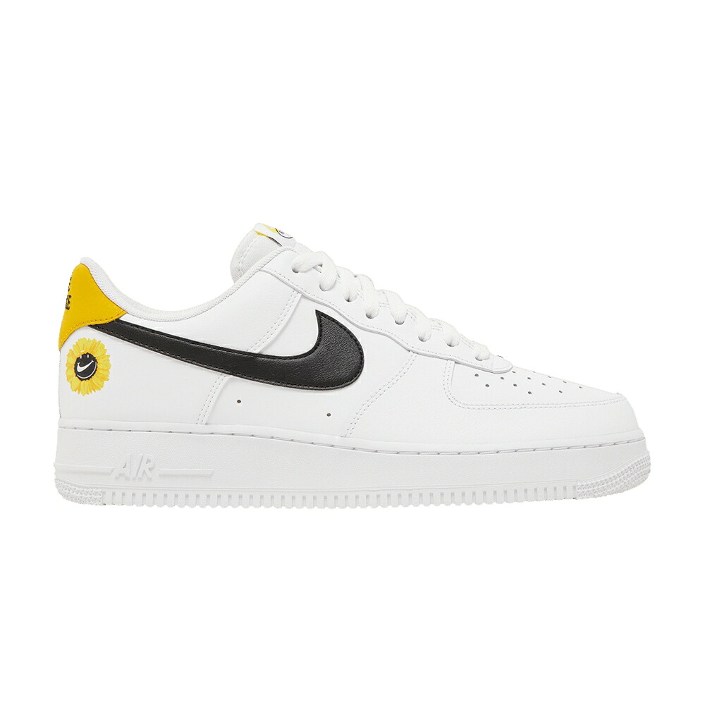 ナイキ 白いこと 白いこと 黒いこと 黒いこと 空軍 \u002707 \u0027HAVE DAY\u0027 スニーカー メンズ NIKE AIR FORCE 1 LV8 2 A / WHITE BLACK DARK SULFUR