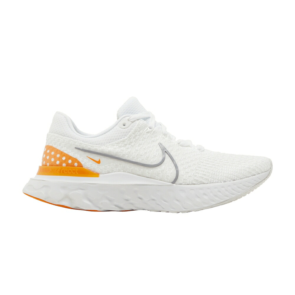 ナイキ リアクト 幽客 飛球編み物 白いこと 白いこと \u0027WHITE KUMQUAT\u0027 スニーカー メンズ NIKE REACT INFINITY RUN FLYKNIT 3 / WHITE KUMQUAT PHOTON DUST