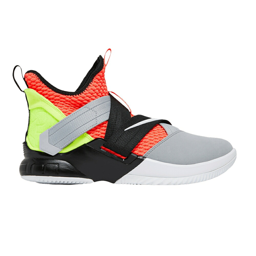 ナイキ レブロン ソルジャー 黒いこと 黒いこと 白いこと 白いこと \u0027HOT LAVA\u0027 スニーカー メンズ NIKE LEBRON SOLDIER 12 / HOT LAVA BLACK WHITE