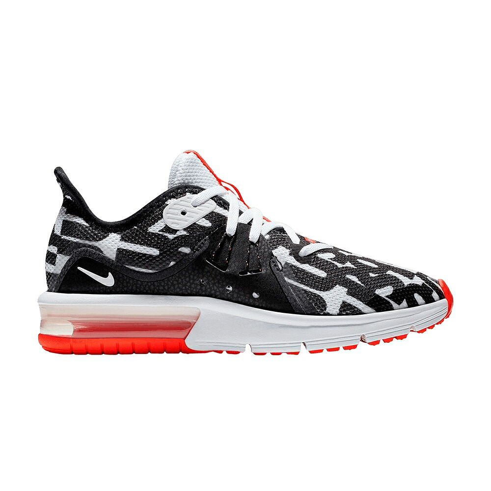 ナイキ マックス シークエント 白いこと 白いこと 黒いこと 黒いこと クリムゾン エア湖マックス \u0027BLACK CRIMSON\u0027 お坊っちゃん キッズ NIKE AIR MAX SEQUENT 3 JDI GS WHITE / BLACK WHITE BRIGHT CRIMSON もの言う花 マタニティ