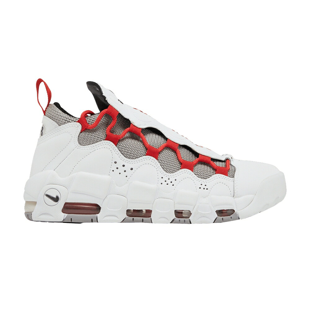 ナイキ 白いこと 白いこと 赤 赤いこと エアモアマネー \u0027HABANERO RED\u0027 スニーカー メンズ NIKE AIR MORE MONEY / WHITE HABANERO RED ATMOSPHERE