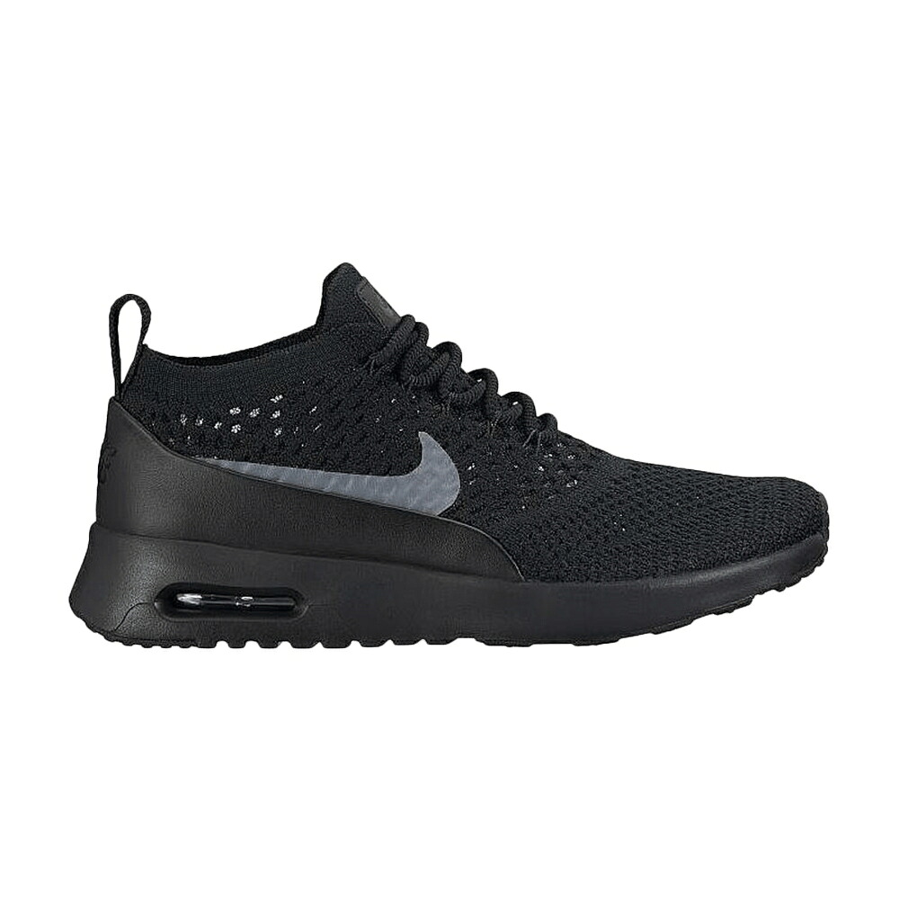 ナイキ マックス ウルトラ フライニット 黒色 ブラック 灰色 グレー エアマックス 'BLACK' スニーカー レディース NIKE WMNS AIR MAX THEA ULTRA FLYKNIT / BLACK DARK GREY｜スニケス