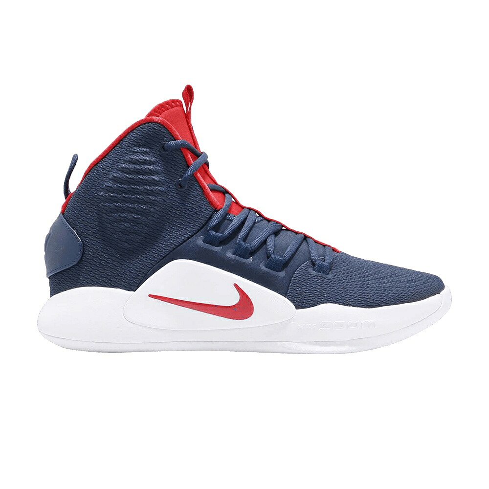 ナイキ ハイパーダンク 紺色 米国海軍 赤 赤いこと \u0027USA\u0027 スニーカー メンズ NIKE HYPERDUNK X EP / MIDNIGHT NAVY UNIVERSITY RED