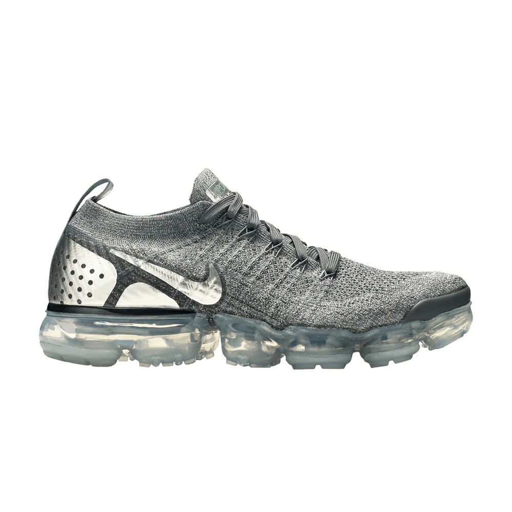 ナイキ フライニット 灰色 グレー エアヴェイパーマックス \'CHROME GREY\' スニーカー レディース NIKE WMNS AIR VAPORMAX FLYKNIT 2 / DARK GREY CHROME DARK GREY|スニケス