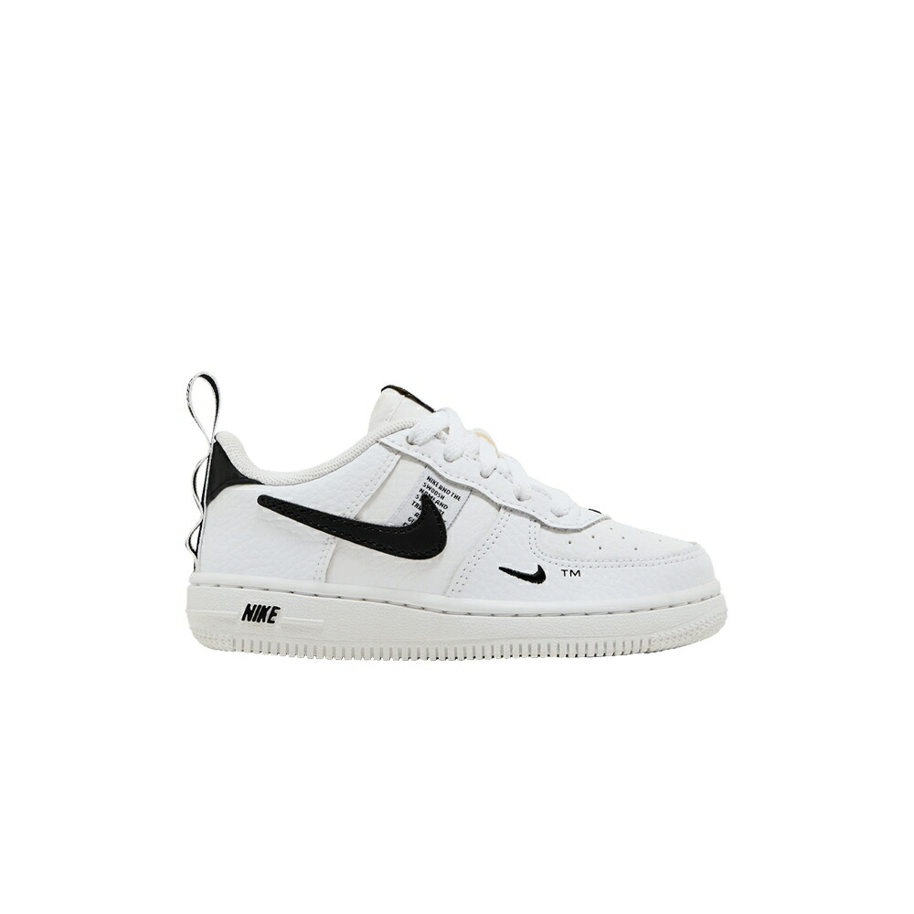 ナイキ 白いこと 白いこと 黒いこと 黒いこと \u0027WHITE\u0027 もの言う花 NIKE FORCE 1 LV8 UTILITY TD / WHITE WHITE BLACK