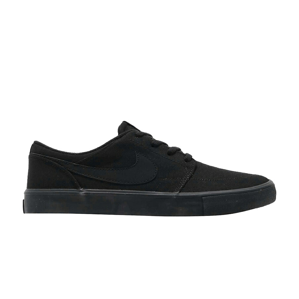 ナイキ エスビー 黒いこと 黒いこと \u0027BLACK\u0027 スニーカー メンズ NIKE PORTMORE 2 CANVAS SB / BLACK BLACK