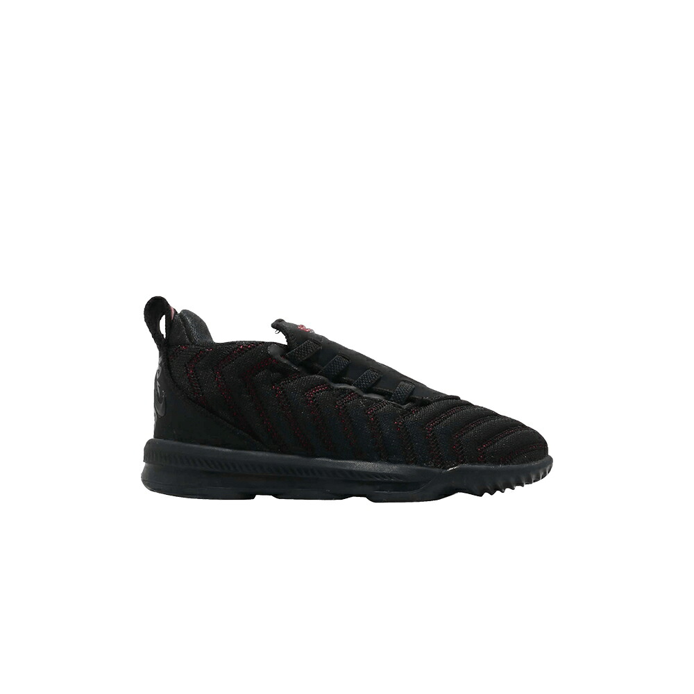 ナイキ レブロン 黒いこと 黒いこと 赤 赤いこと \u0027FRESH BRED\u0027 もの言う花 NIKE LEBRON 16 TD / BLACK BLACK UNIVERSITY RED