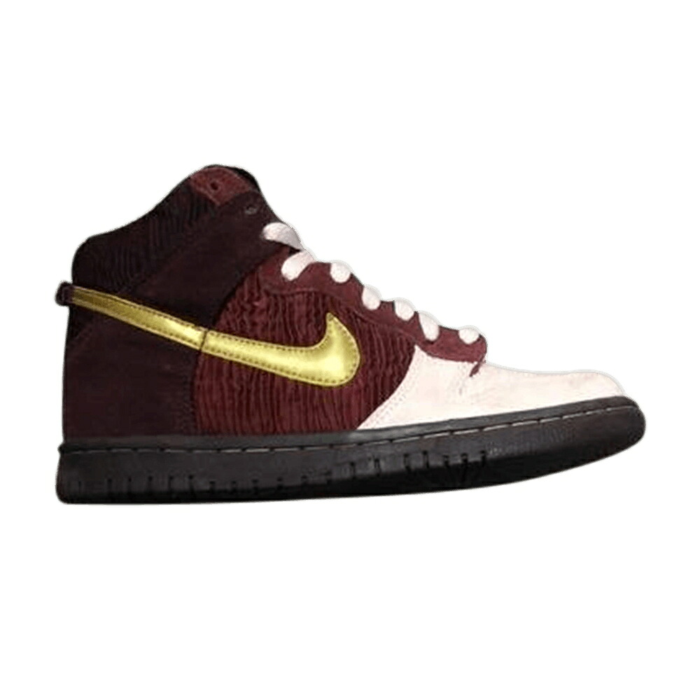 ナイキ ダンク ご機嫌 ディープ ブドウ酒色 バーガンディー ゴールド ダンクハイ \u0027DEEP BURGUNDY\u0027 お坊っちゃん キッズ NIKE DUNK HIGH GS / DEEP BURGUNDY METALLIC GOLD もの言う花 マタニティ スニーカー