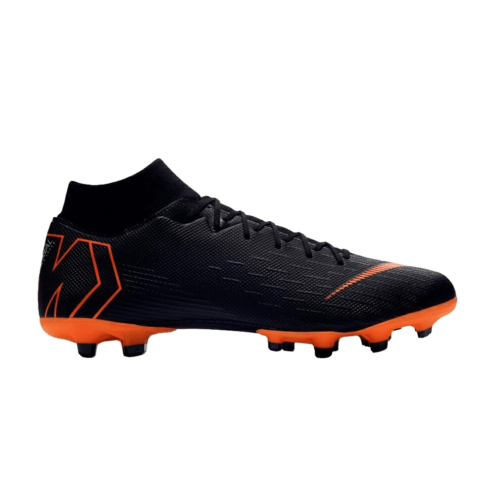 ナイキ 翰林院 黒いこと 黒いこと 橙 オレンジ色 白いこと 白いこと スニーカー メンズ NIKE MERCURIAL SUPERFLY 6 ACADEMY MG / BLACK TOTAL ORANGE WHITE