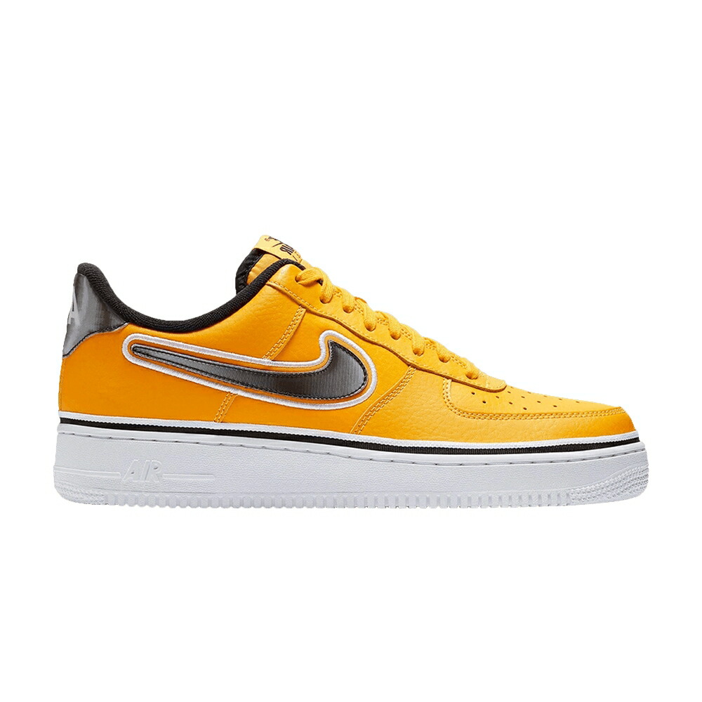 ナイキ ゴールド 黒いこと 黒いこと 白いこと 白いこと 空軍 \u0027LAKERS\u0027 スニーカー メンズ NIKE NBA X AIR FORCE 1 LOW / UNIVERSITY GOLD BLACK WHITE