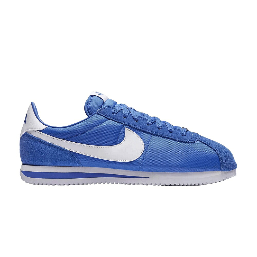 ナイキ コルテッツ ナイロン 青碧 青碧 白いこと 白いこと \u0027SIGNAL BLUE\u0027 スニーカー メンズ NIKE CORTEZ ベーシック NYLON / SIGNAL BLUE WHITE