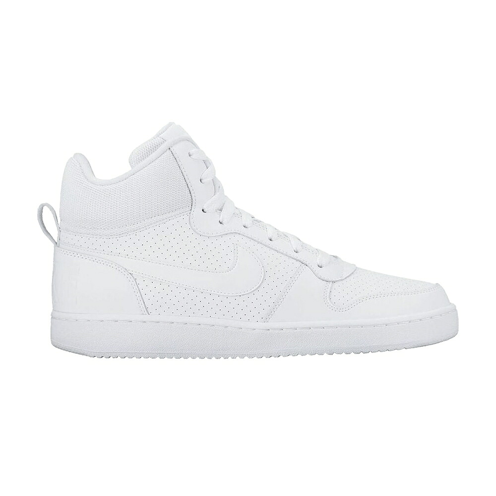 ナイキ 厚地の外套 ミッド 白いこと 白いこと コートバーロウ \u0027TRIPLE WHITE\u0027 スニーカー メンズ NIKE COURT BOROUGH MID / WHITE WHITE WHITE