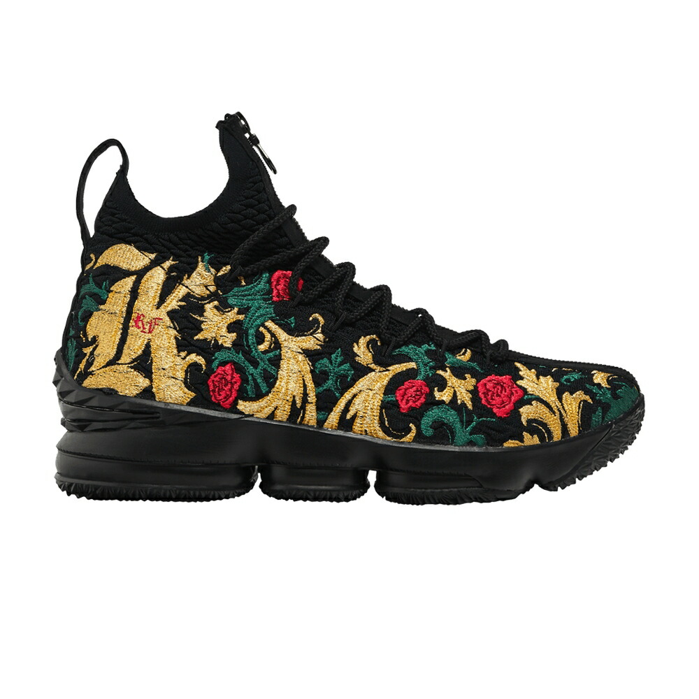ナイキ レブロン 動作 黒いこと 黒いこと ゴールド \u0027CLOSING CEREMONY\u0027 スニーカー メンズ NIKE KITH X LEBRON PERFORMANCE 15 / BLACK GOLD