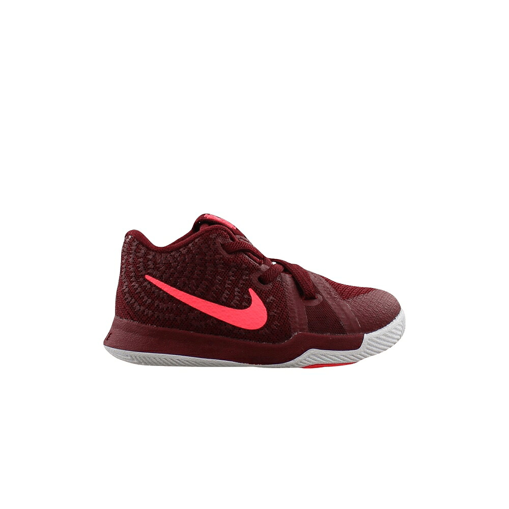 ナイキ カイリー 野球クラブ 赤 赤いこと 白いこと 白いこと \u0027HOT PUNCH\u0027 もの言う花 NIKE KYRIE 3 TD / TEAM RED HOT PUNCH WHITE