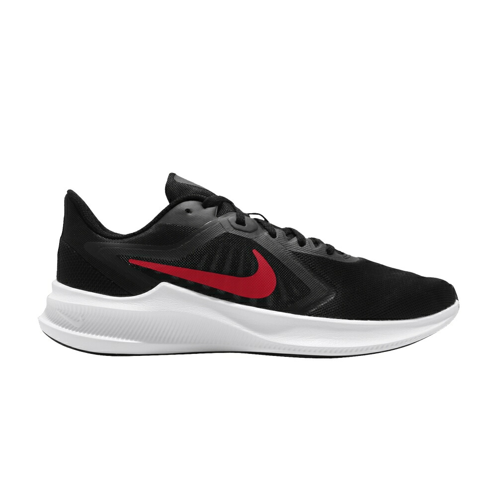 ナイキ 黒いこと 黒いこと 赤 赤いこと 白いこと 白いこと \u0027UNIVERSITY RED\u0027 スニーカー メンズ NIKE DOWNSHIFTER 10 / BLACK UNIVERSITY RED WHITE