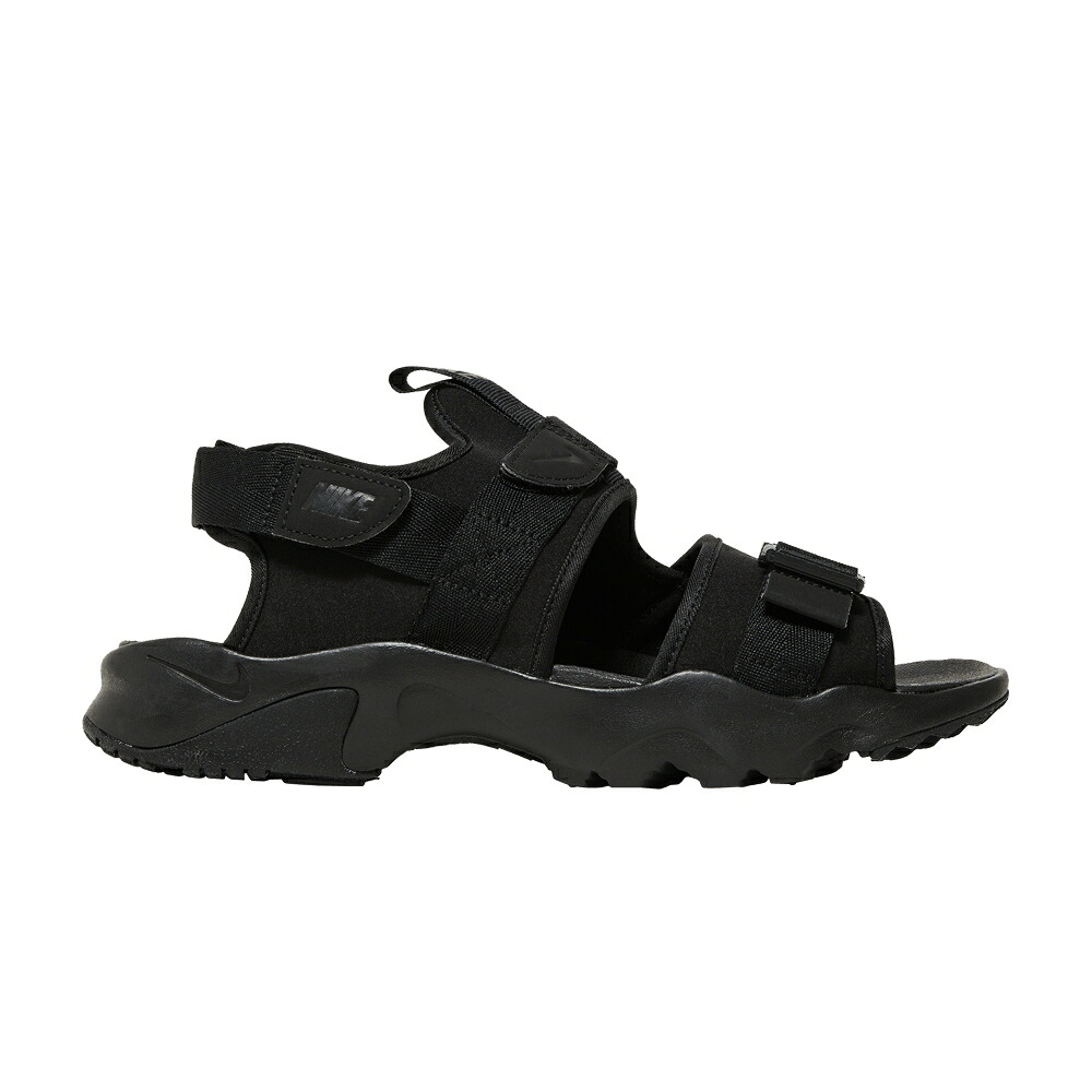 ナイキ 黒色 ブラック 'TRIPLE BLACK' スニーカー メンズ NIKE CANYON SANDAL / BLACK BLACK BLACK｜スニケス