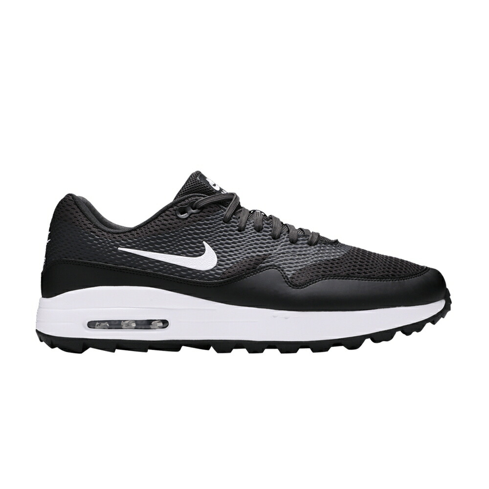 ナイキ マックス ゴルフ 黒いこと 黒いこと 白いこと 白いこと エア湖マックス \u0027BLACK ANTHRACITE\u0027 スニーカー メンズ NIKE AIR MAX 1 GOLF / BLACK ANTHRACITE WHITE WHITE