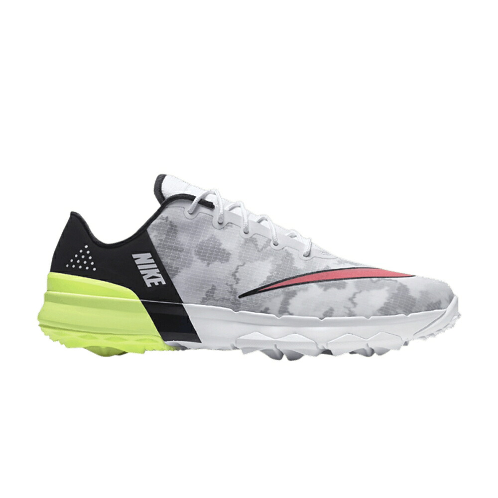 ナイキ 白いこと 白いこと さくら色 黒いこと 黒いこと \u0027WHITE CAMO\u0027 スニーカー メンズ NIKE FI FLEX / WHITE RACER PINK BLACK VOLT