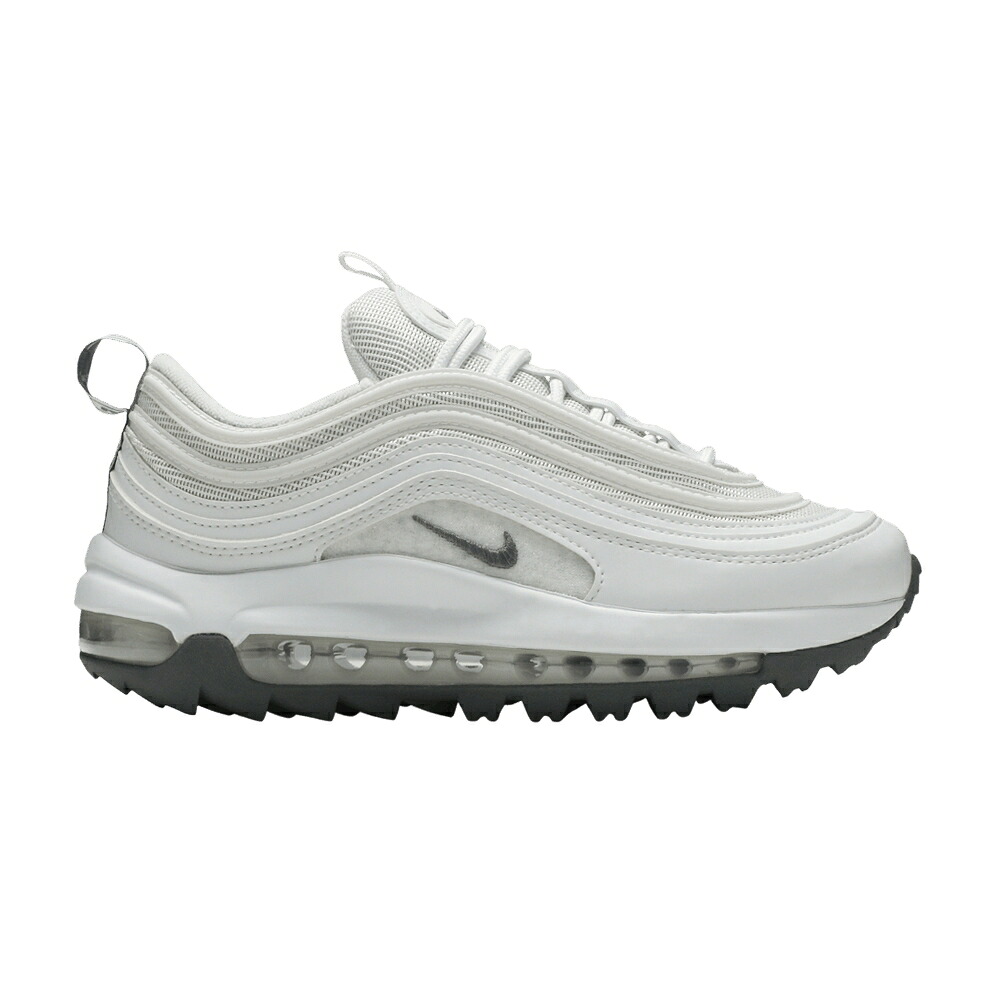 ナイキ マックス ゴルフ クール 白色 ホワイト 灰色 グレー エアマックス 'WHITE GREY' スニーカー メンズ NIKE AIR MAX 97 GOLF COOL / WHITE METALLIC COOL GREY WHITE|スニケス
