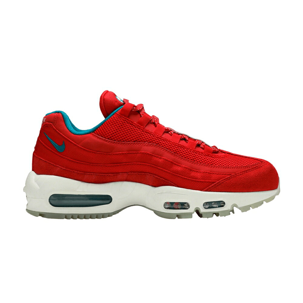 ナイキ マックス 赤 赤いこと エア湖マックス \u0027MT. FUJI\u0027 スニーカー メンズ NIKE AIR MAX 95 UTILITY NRG / UNIVERSITY RED BRIGHT SPRUCE
