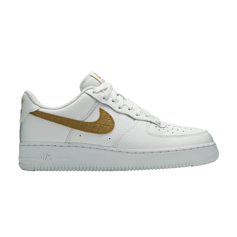 ナイキ ゴールド 白いこと 白いこと 野球クラブ 空軍 \u0027CLUB SWOOSH\u0027 スニーカー メンズ NIKE AIR FORCE 1 LOW GOLD / WHITE CLUB GOLD