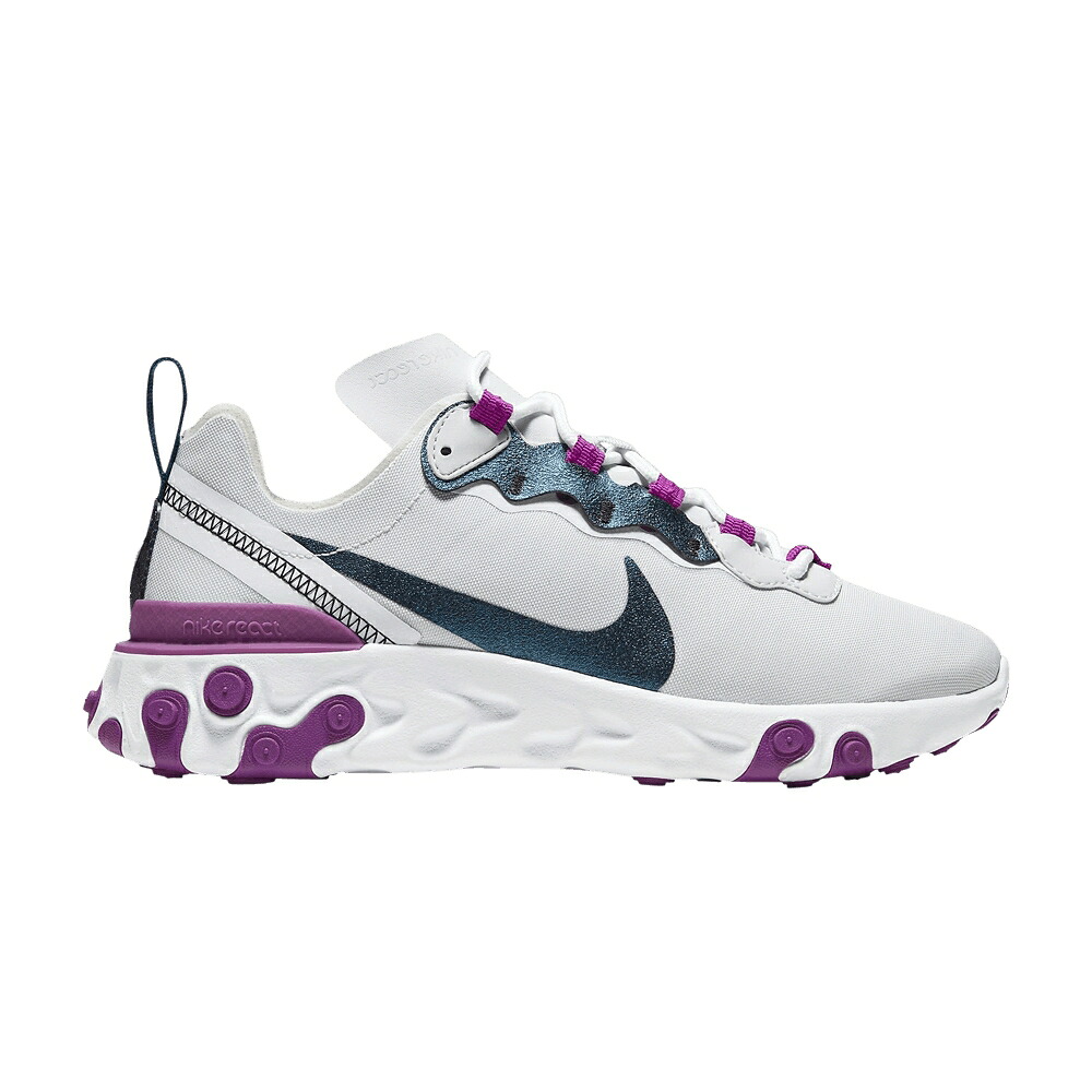 ナイキ リアクト 化学元素 紫 パープル 白いこと 白いこと \u0027PHOTON BLUE\u0027 スニーカー レディース NIKE WMNS REACT ELEMENT 55 SE DUST PURPLE / PHOTON DUST VIVID PURPLE WHITE