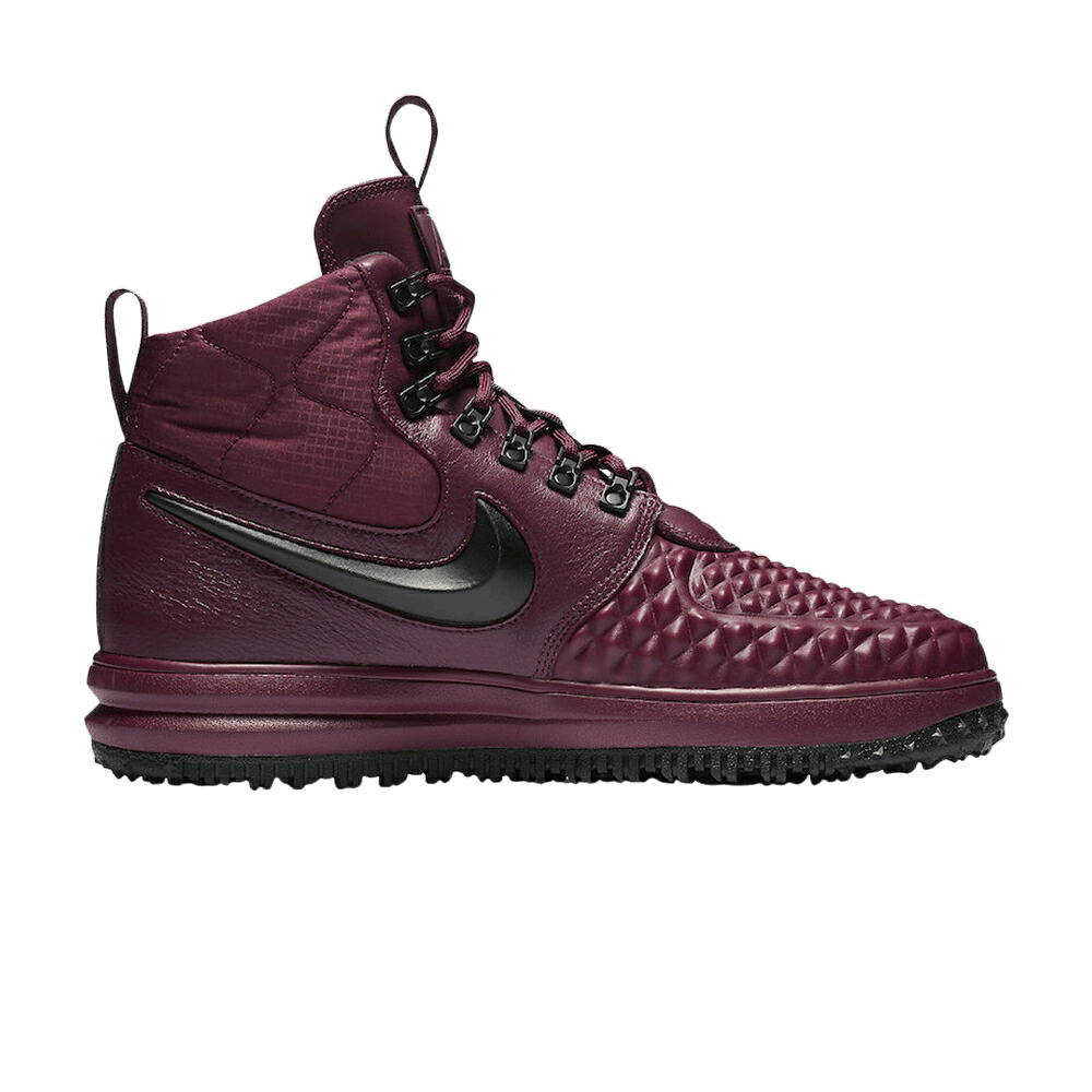 ナイキ ルーナー ルナー ワイン色 バーガンディー 黒色 ブラック 'BURGUNDY' スニーカー メンズ NIKE LUNAR FORCE 1 DUCKBOOT / BURGUNDY BLACK|スニケス