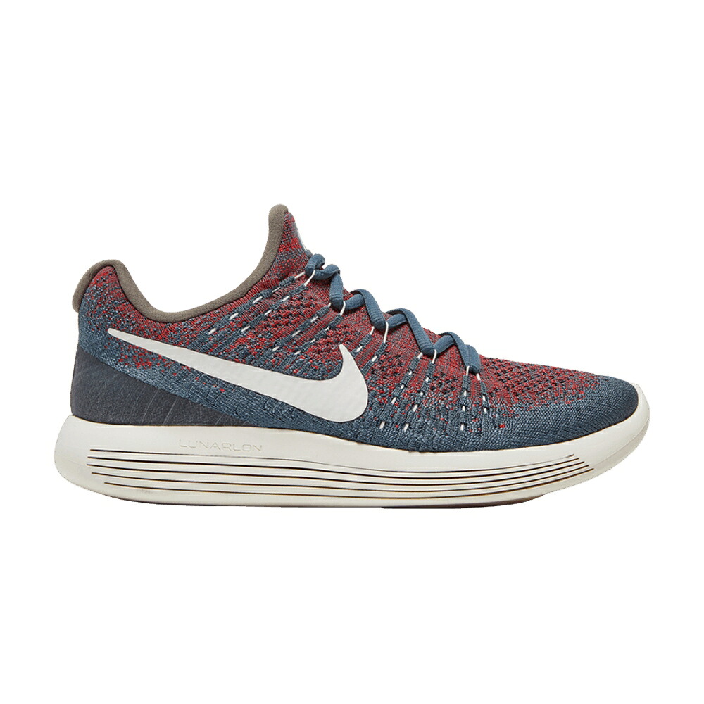 ナイキ アンダーカバー フライニット 青色 ブルー フォックス 赤 レッド スニーカー メンズ NIKE UNDERCOVER X NIKELAB GYAKUSOU LUNAREPIC LOW FLYKNIT 2 / BLUE FOX SAIL UNIVERSITY RED｜スニケス
