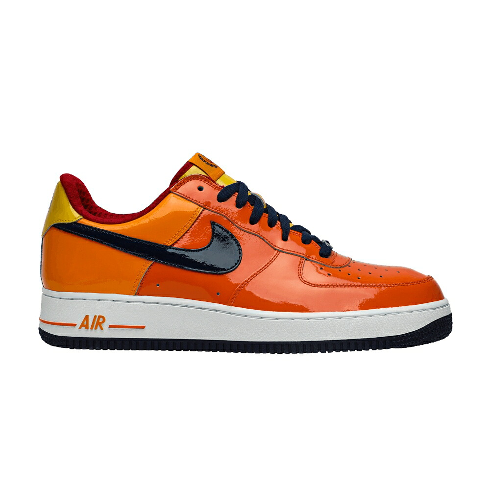 ナイキ 橙 オレンジ 紺色 ネイビー ショック エアフォース 'NBA HOUSTON' & スニーカー メンズ NIKE AIR FORCE 1 LOW LE ALL-STAR 2006 - FRIENDS FAMILY / ORANGE BLAZE MIDNIGHT NAVY SHOCK｜スニケス