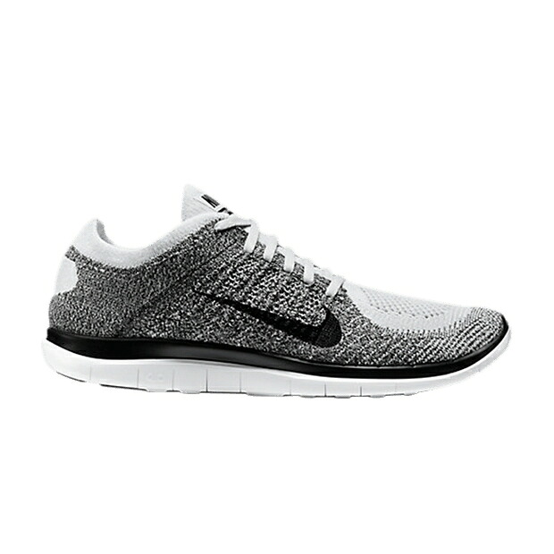 ナイキ 無償性 飛球編み物 ミッド 4.0 \u0027BLACK FOG\u0027 スニーカー メンズ NIKE FREE FLYKNIT / PR PLTNM BLK MID FG LGHT CHRCL