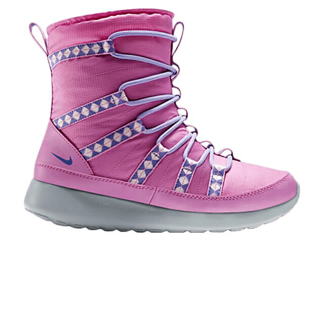 ナイキ 幽客 マジェンタ 紫 パープル お坊っちゃん キッズ NIKE ROSHE RUN HI SNEAKERBOOT GS / LIGHT MAGENTA HYDRANGEAS PURPLE もの言う花 マタニティ スニーカー