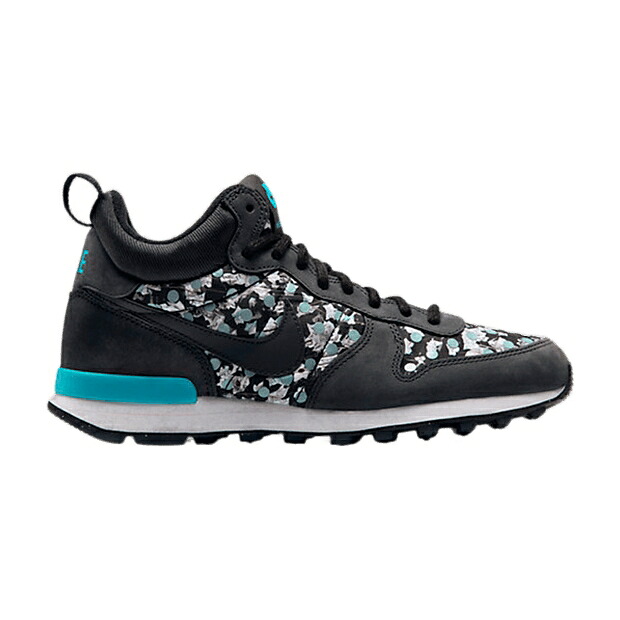 ナイキ インターナショナリスト ミッド 銀色 シルバー スニーカー レディース NIKE WMNS INTERNATIONALIST MID LIBERTY / DARK ASH SILVER WING DARK ASH|スニケス