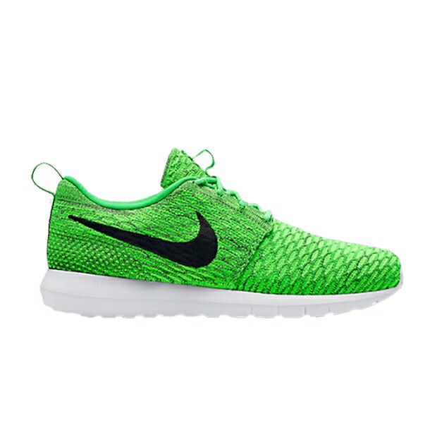 ナイキ 飛球編み物 緑 緑であること 薄墨色 薄墨色 \u0027ELECTRIC GREEN\u0027 スニーカー メンズ NIKE ROSHE NM FLYKNIT / VOLT ELECTRIC GREEN DARK GREY