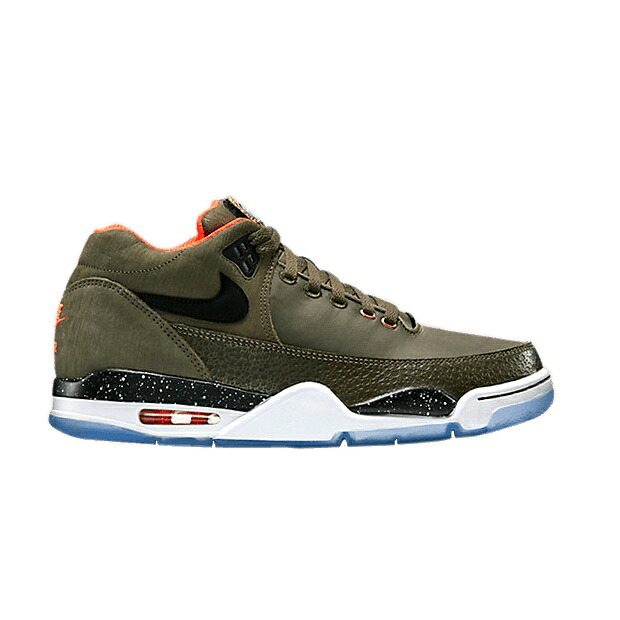 ナイキ フライト プレミアム オリーブ 白色 ホワイト 橙 オレンジ スニーカー メンズ NIKE FLIGHT SQUAD PREMIUM QS / MEDIUM OLIVE WHITE TOTAL ORANGE|スニケス