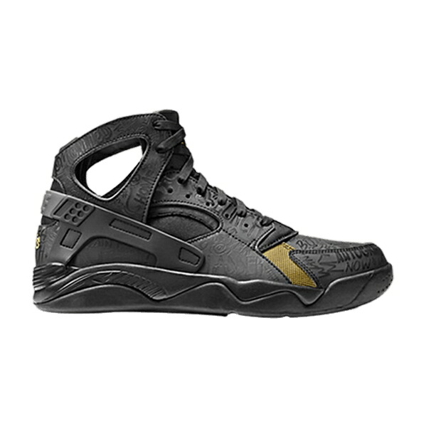 ナイキ フライト ハラチ プレミアム 黒色 ブラック ゴールド 'TRASH TALK' スニーカー メンズ NIKE AIR FLIGHT HUARACHE PREMIUM / BLACK METALLIC GOLD BLACK｜スニケス