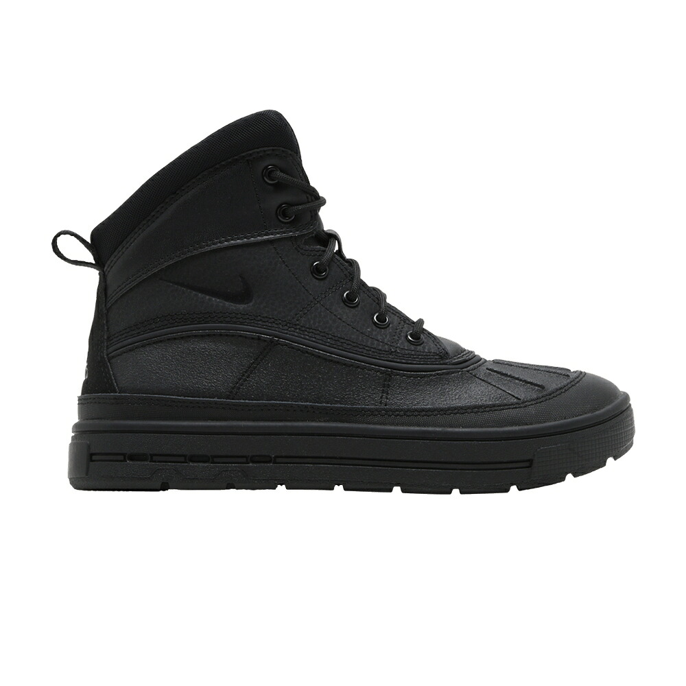 ナイキ ご機嫌 黒いこと 黒いこと \u0027TRIPLE BLACK\u0027 お坊っちゃん キッズ NIKE WOODSIDE 2 HIGH GS / BLACK BLACK BLACK もの言う花 マタニティ スニーカー