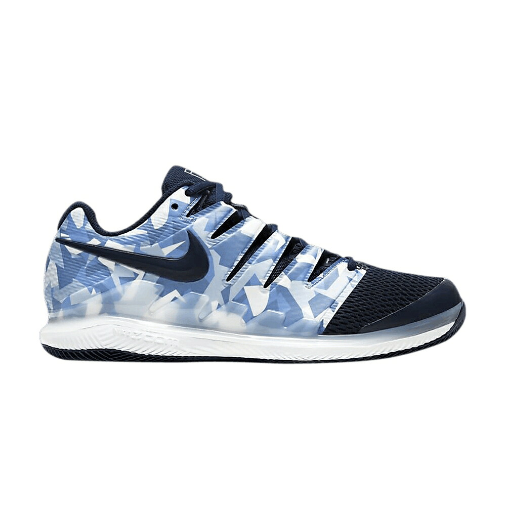 ナイキ コート ズーム 白色 ホワイト 藍色 インディゴ 'BLUE PRINT' スニーカー メンズ NIKE COURT AIR ZOOM VAPOR X HC PRISM / ROYAL PULSE WHITE INDIGO STORM|スニケス
