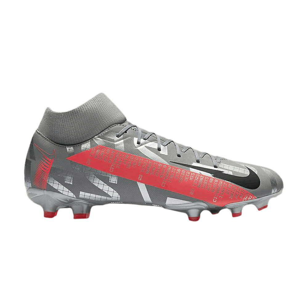 ナイキ 翰林院 薄墨色 薄墨色 \u0027METALLIC CRIMSON\u0027 スニーカー メンズ NIKE MERCURIAL SUPERFLY 7 ACADEMY MG GREY / METALLIC BOMBER GREY PARTICLE