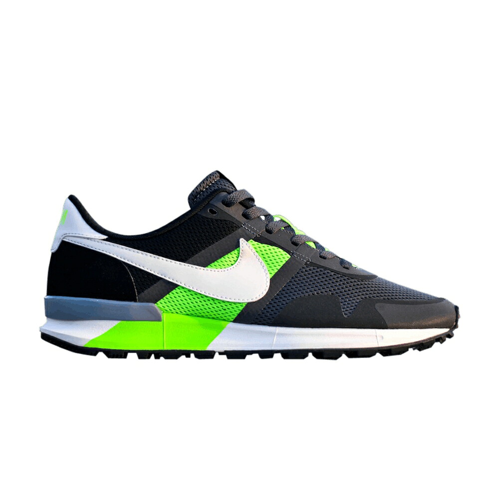 ナイキ ペガサス ライム 黒色 ブラック 'ANTHRACITE LIME' スニーカー メンズ NIKE AIR PEGASUS 83/30 FLASH / ANTHRACITE SAIL FLASH LIME BLACK｜スニケス