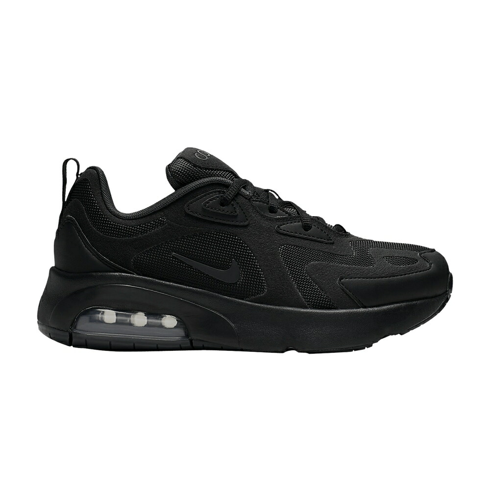 ナイキ マックス 黒いこと 黒いこと エア湖マックス \u0027BLACK\u0027 お坊っちゃん キッズ NIKE AIR MAX 200 GS / BLACK ANTHRACITE もの言う花 マタニティ スニーカー