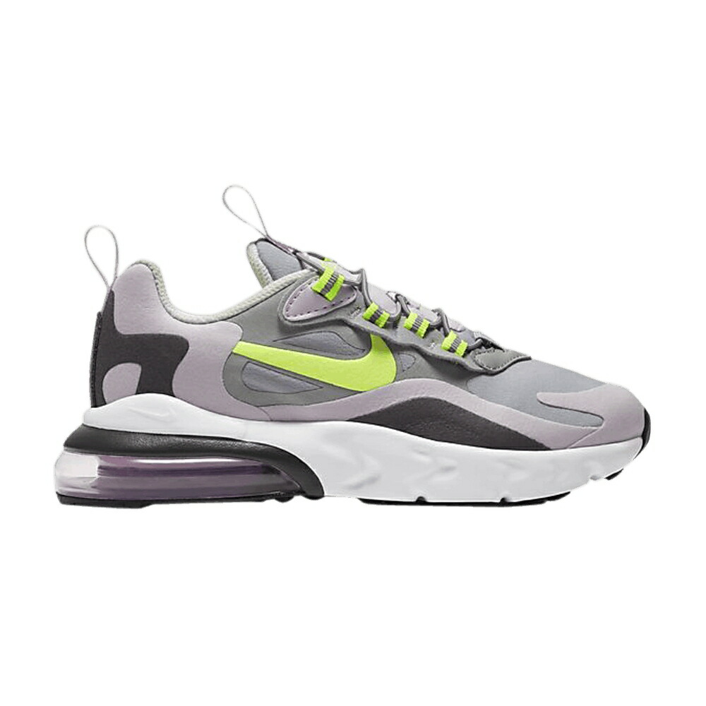 ナイキ マックス リアクト 薄墨色 薄墨色 エア湖マックス \u0027PARTICLE LEMON\u0027 お坊っちゃん キッズ NIKE AIR MAX 270 REACT なおなお書き GREY / PARTICLE GREY ICED LILAC OFF もの言う花 マタニティ スニーカー