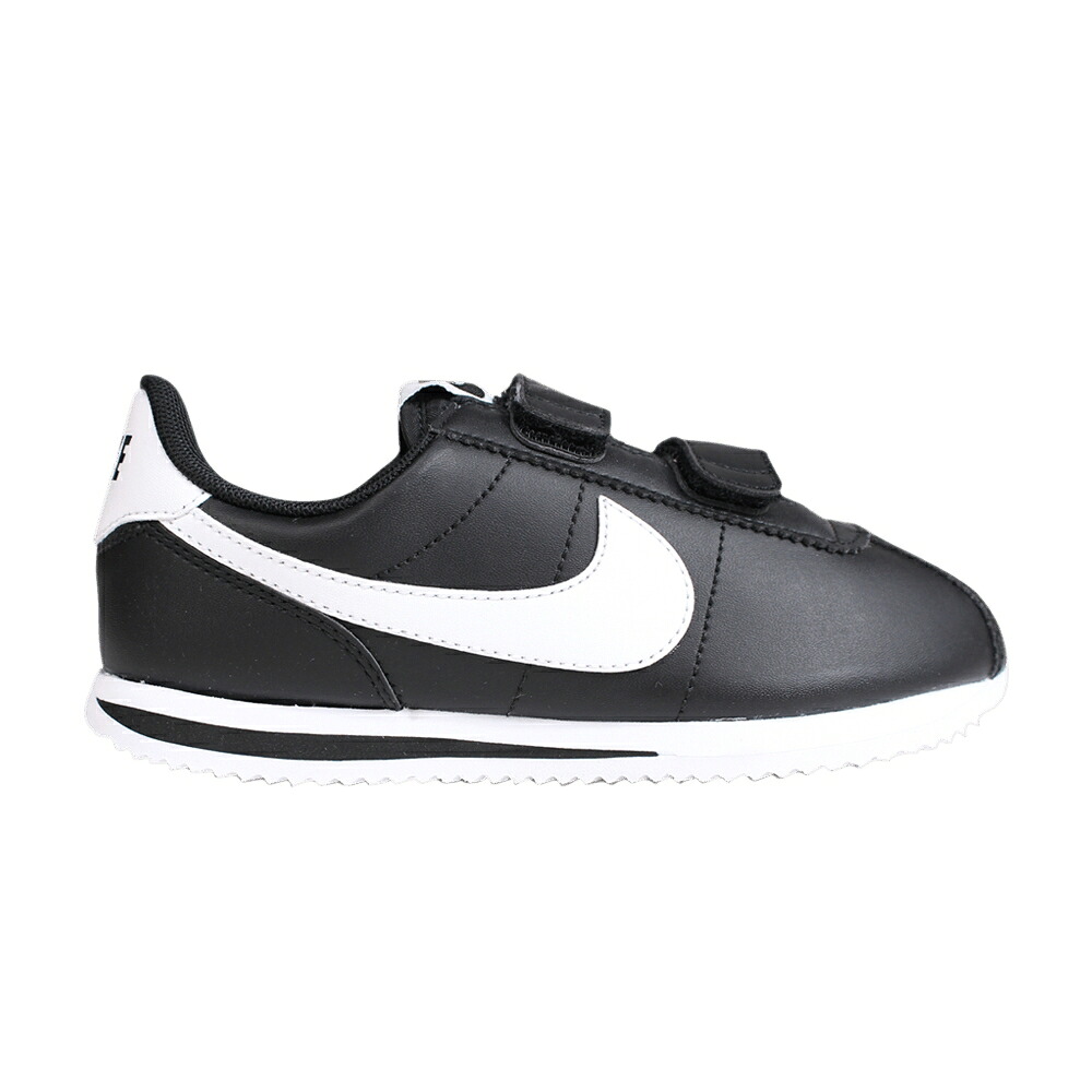 ナイキ コルテッツ 黒いこと 黒いこと 白いこと 白いこと \u0027BLACK WHITE\u0027 お坊っちゃん キッズ NIKE CORTEZ ベーシック SL なおなお書き / BLACK WHITE もの言う花 マタニティ スニーカー