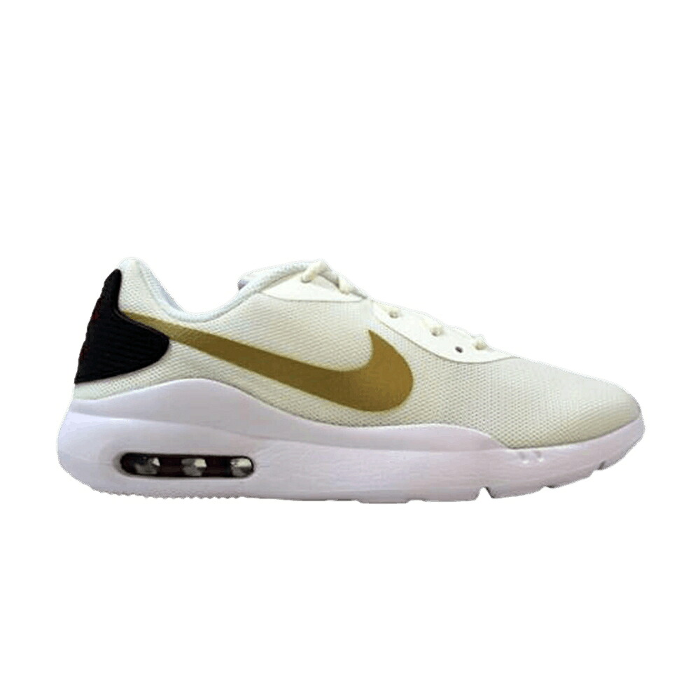ナイキ マックス ゴールド 赤 赤いこと 大気圏マックス \u0027SAIL GOLD\u0027 スニーカー レディース NIKE WMNS AIR MAX OKETO METALLIC / SAIL METALLIC GOLD GYM RED