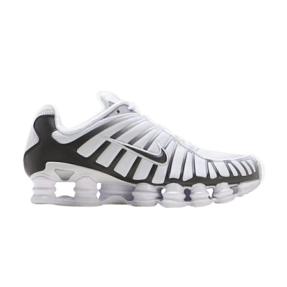 ナイキ ショックス 白いこと 白いこと プラチナム 黒いこと 黒いこと \u0027METALLIC PLATINUM\u0027 スニーカー メンズ NIKE SHOX TL / WHITE METALLIC PLATINUM BLACK