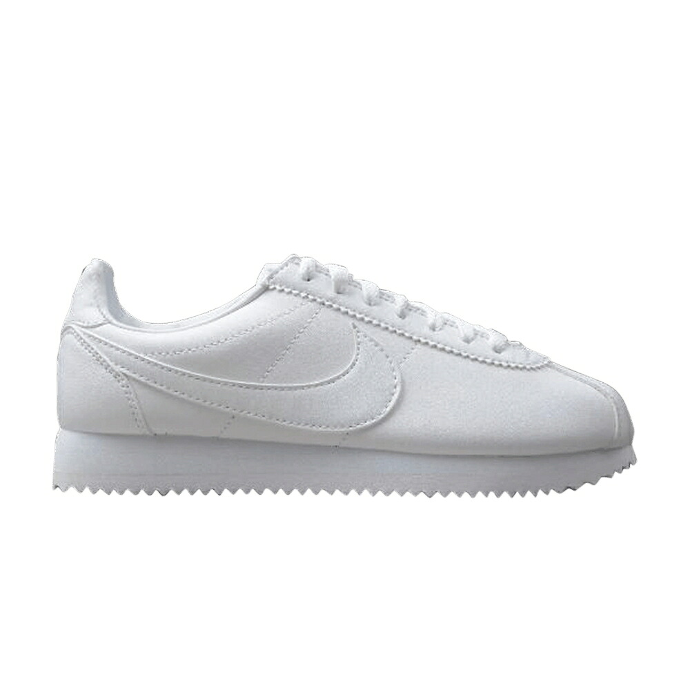 ナイキ クラシック コルテッツ レザー 白色 ホワイト クラシックコルテッツ 'WHITE' スニーカー レディース NIKE WMNS CLASSIC CORTEZ LEATHER / WHITE WHITE|スニケス