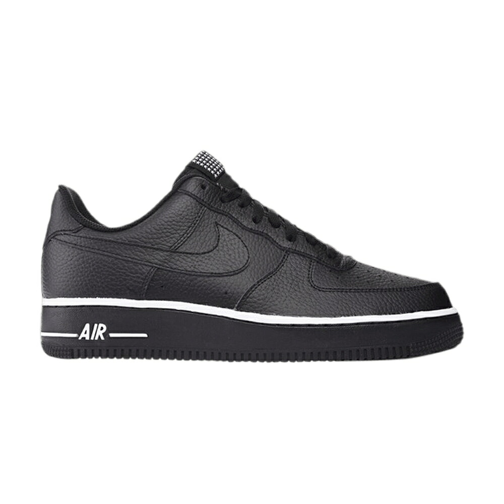 ナイキ 黒色 ブラック エアフォース 'PIVOT BLACK' スニーカー メンズ NIKE AIR FORCE 1 LOW PACK - / BLACK BLACK｜スニケス
